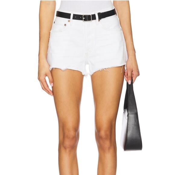 Agolde Pants - AGOLDE Parker Vintage Cut Off White Denim Shorts in Repose Size 29